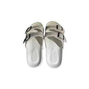 David’s Bridal Pearl Embellished slides